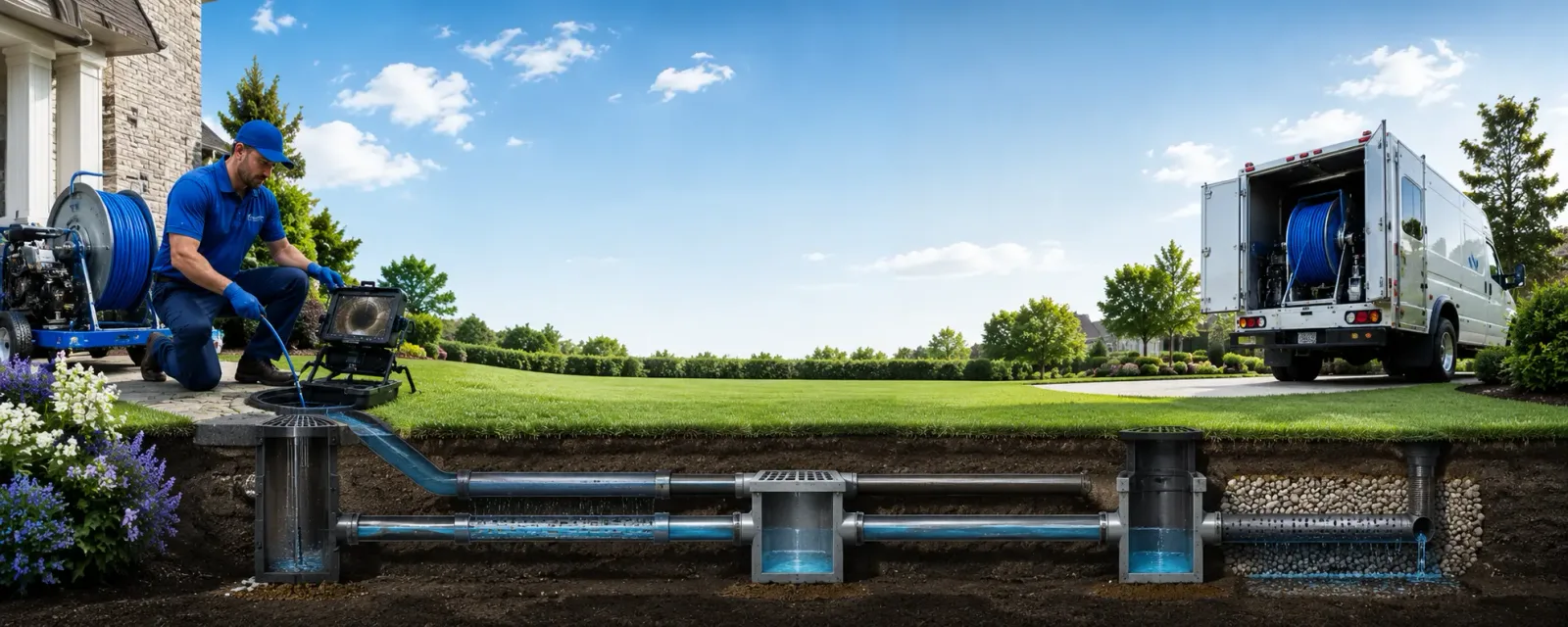 Outdoor drain cleaning information for Jamestown, MO